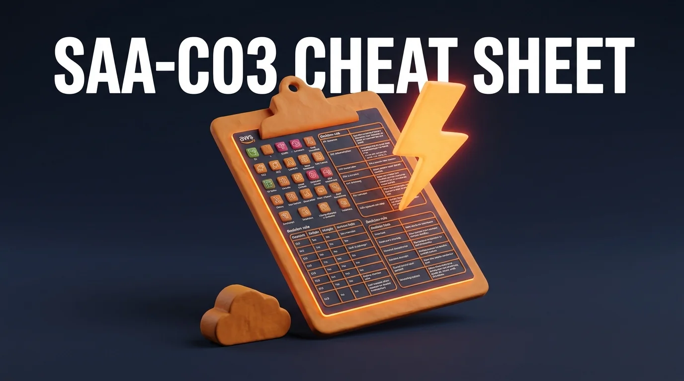AWS SAA-C03 Cheat Sheet 2026: Services & Decision Rules