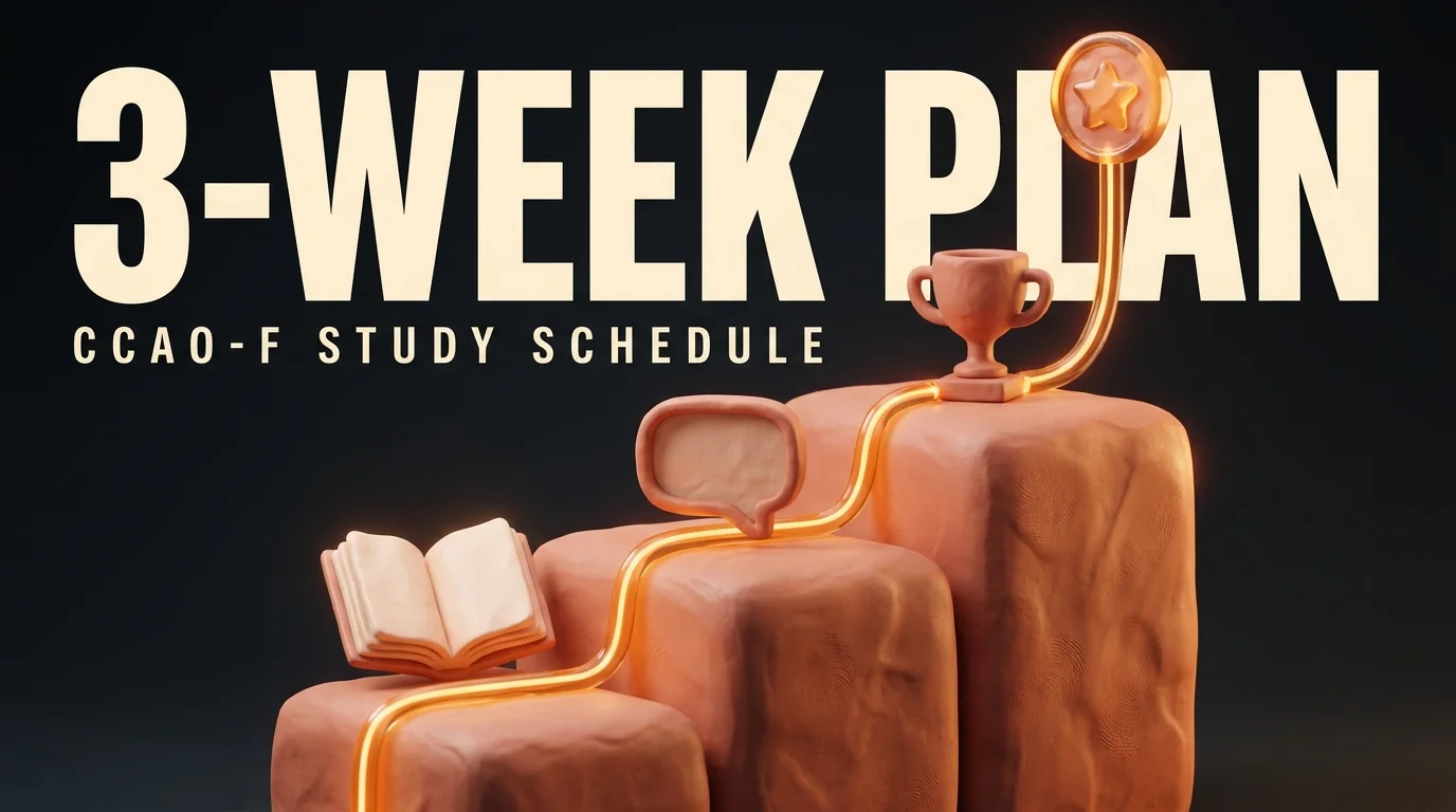 CCAO-F Study Plan: 3-Week Preparation Schedule [2026]