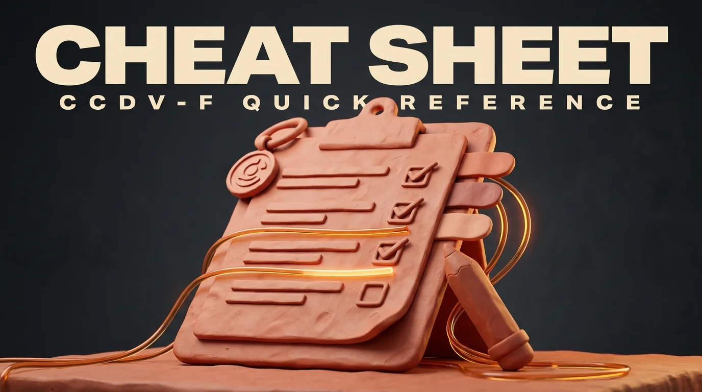 CCDV-F Cheat Sheet: Claude Certified Developer Foundations Quick Reference [2026]