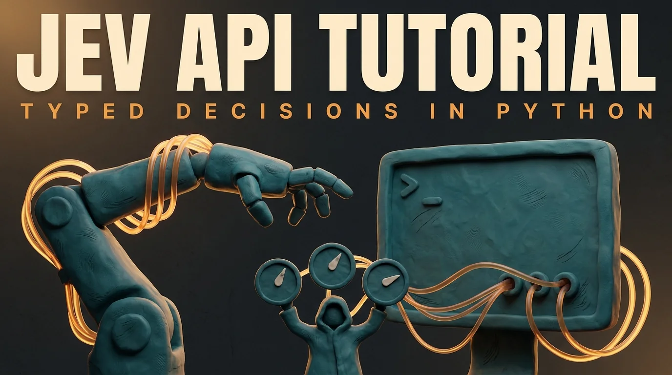 Jev API Tutorial: Typed Decisions in Python, from First Call to a Tool-Call Gate