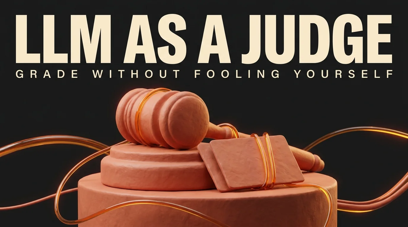 LLM-as-a-Judge: How to Use a Model to Grade Model Outputs Without Fooling Yourself