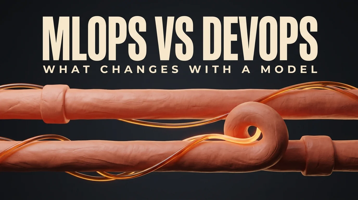 MLOps vs DevOps (and AIOps): What Changes When the Artifact Is a Model