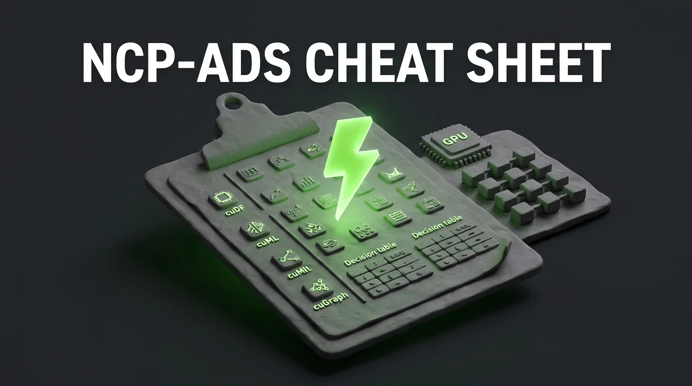 NVIDIA NCP-ADS Cheat Sheet 2026: RAPIDS Libraries & Decision Rules