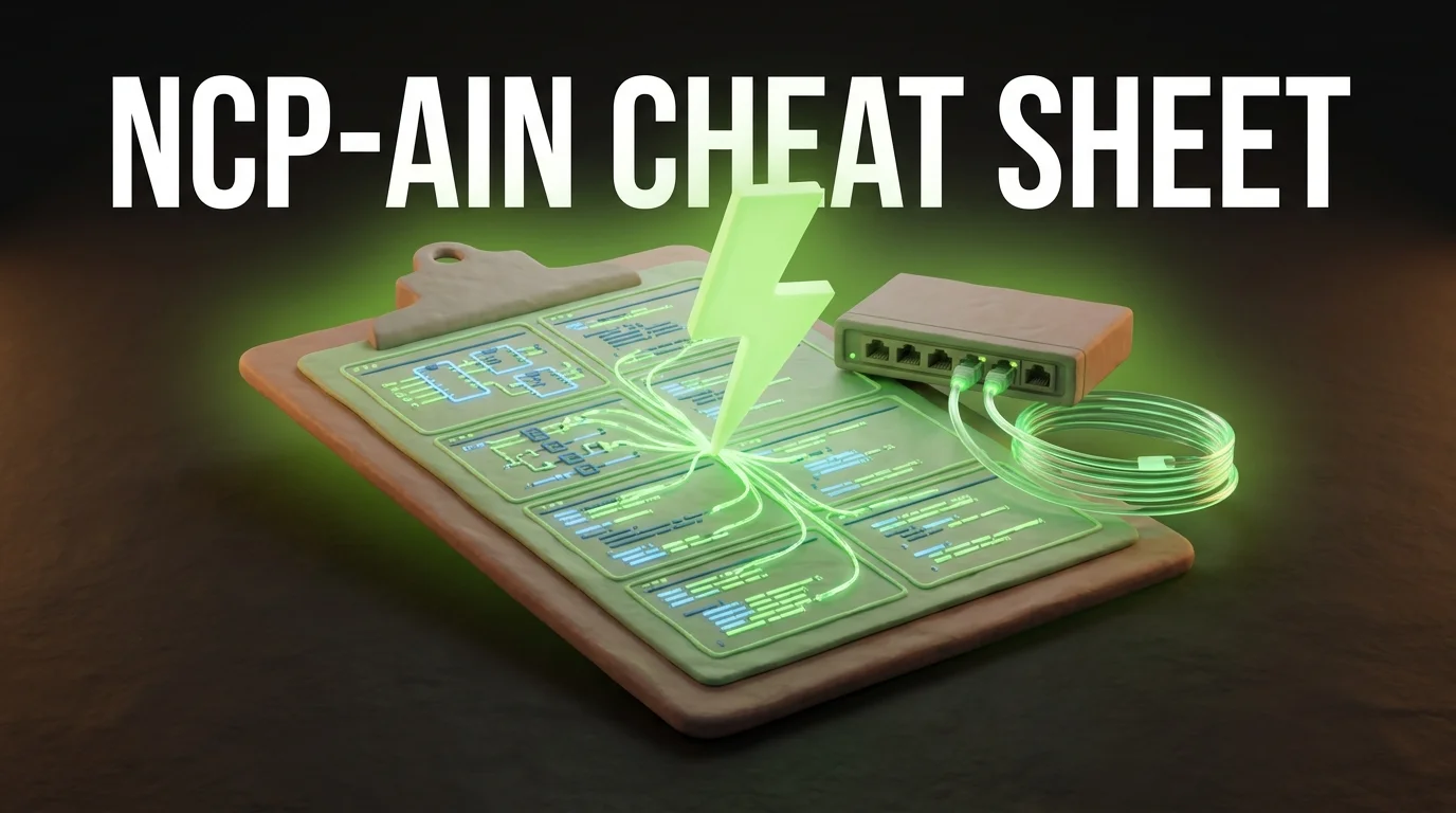 NVIDIA NCP-AIN Cheat Sheet 2026: Key Concepts & Commands