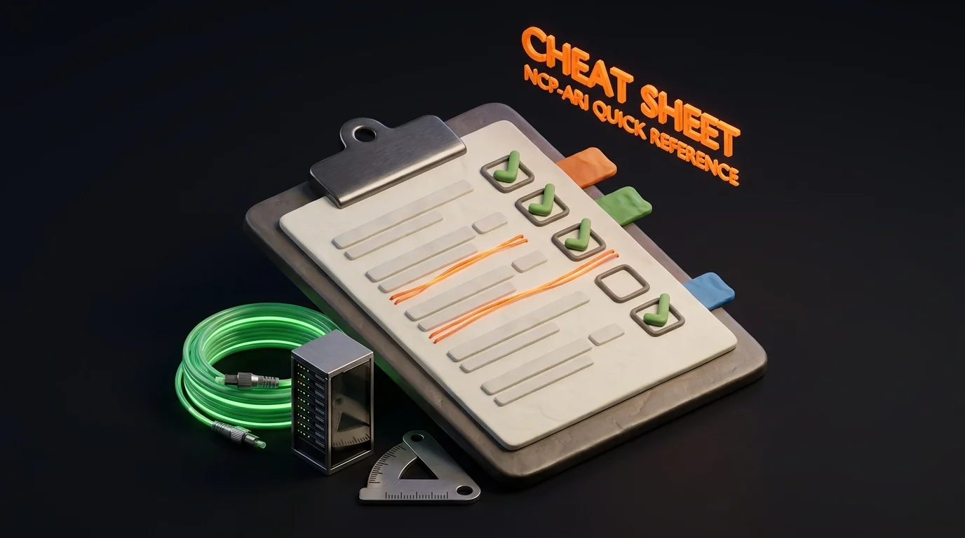 NVIDIA NCP-ARI Cheat Sheet 2026: Cabling Rules, Rack Prep & CVT
