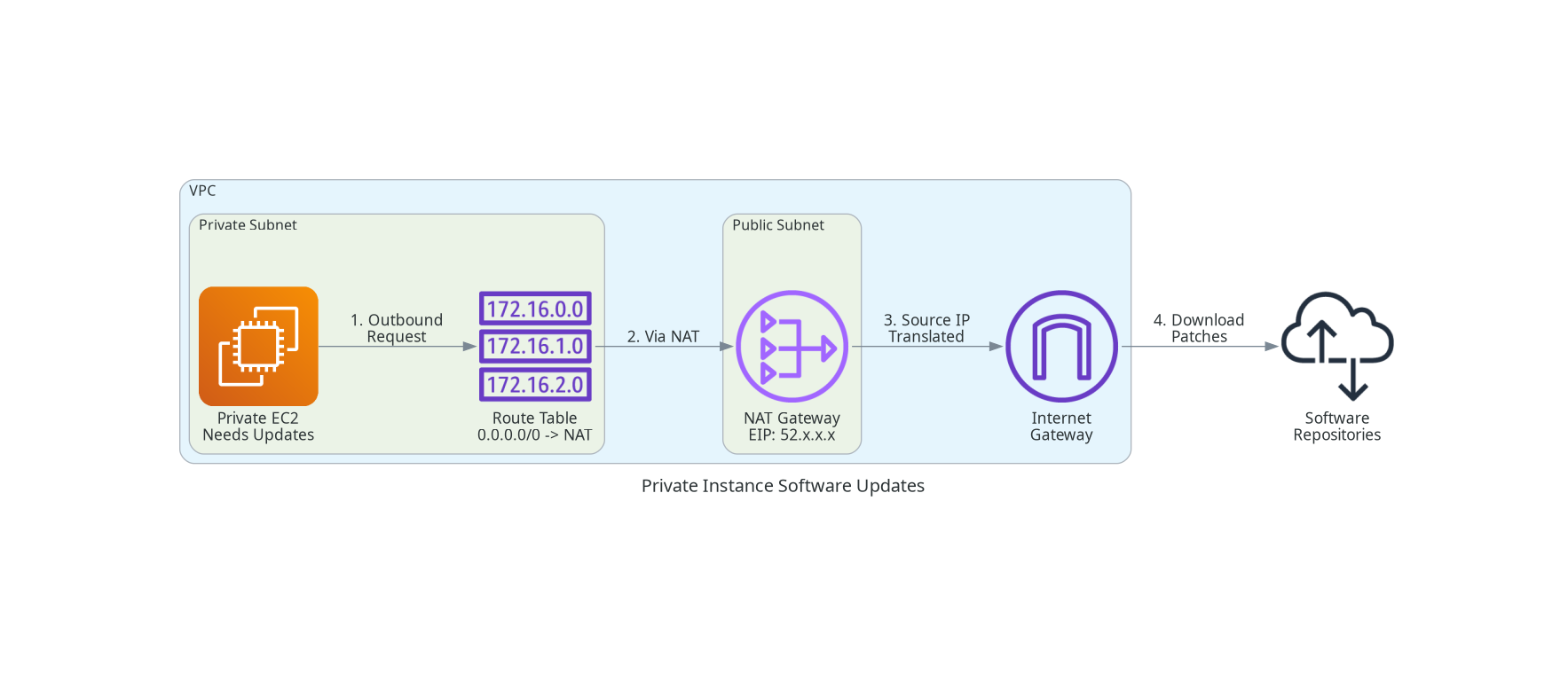 Private Instance Software Updates
