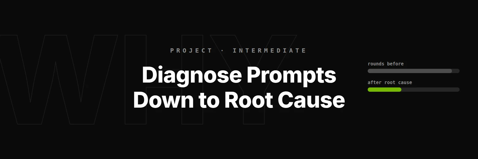 Diagnose Four Failing Claude Prompts Down to Root Cause